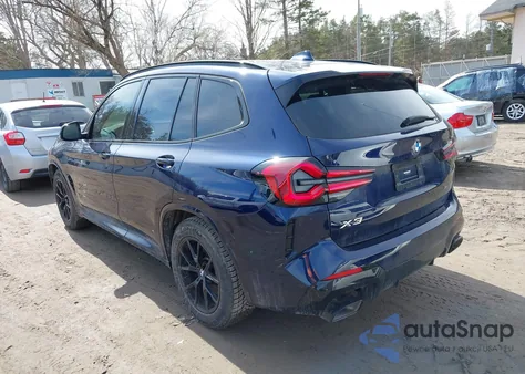 2023 BMW X3 xDrive30I from USA, damaged, VIN 5UX53DP00P9R73510